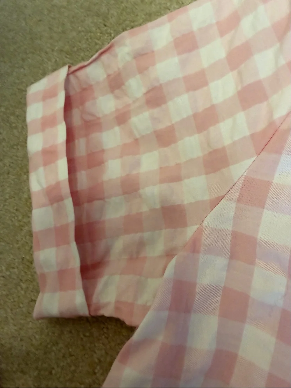 Lisa Marie Fernandez Pink Gingham Seersucker Dress with Tie Waist - Picture 7 of 10